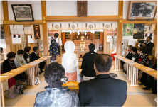 ザ・マーキーズ（株式会社ウェデイング石川） 長崎県南島原市深江町丙760　長崎での結婚式はザ・マーキーズ（株式会社ウェデイング石川）へ。　shinto_photo03